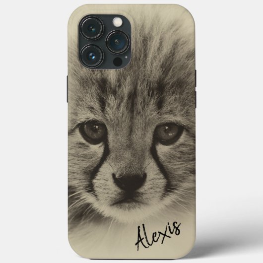 Cheetah Cub Hoesje-Mate iPhone case (Achterkant)