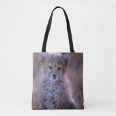 Cheetah Cub | Savannah, Kenia Tote Bag (Voorkant)