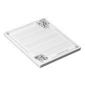 Cheetah Cubs Confidence with Lines Notitieblok (Schuin)