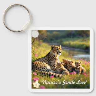 Cheetah Cubs in het spel Sleutelhanger