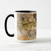 Cheetah die rond kijkt mok (Links)