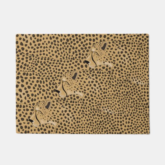 Cheetah door Mat (Voorkant)