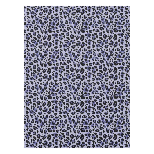 Cheetah-druk - periwinkle tafelkleed (Voorkant)