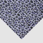 Cheetah-druk - periwinkle tissuepapier (Detail)