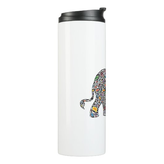 Cheetah-Elephant- Thermosbeker (Gedraaid links)