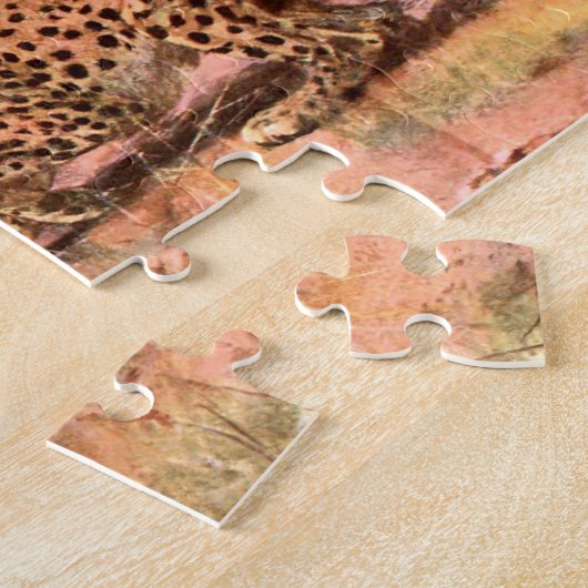 Cheetah en Antelopes van Swan, Wilde Dier Legpuzzel (Zijkant)