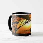 Cheetah en Gazelle Mok (Voorkant links)