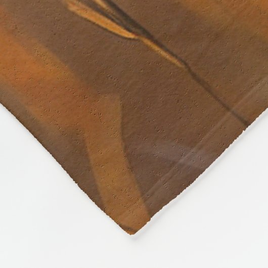 Cheetah en Sunset Afrikaanse Savannah Fleece Deken (Hoek)