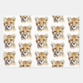 Cheetah Face Inpakpapier Vel (Voorkant 3)