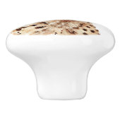 Cheetah Face Keramische Knop (Zijkant)