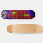 Cheetah Face Mosaic Skateboard Deck (Horizontaal)