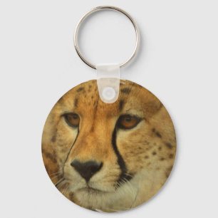 Cheetah Face Sleutelhanger