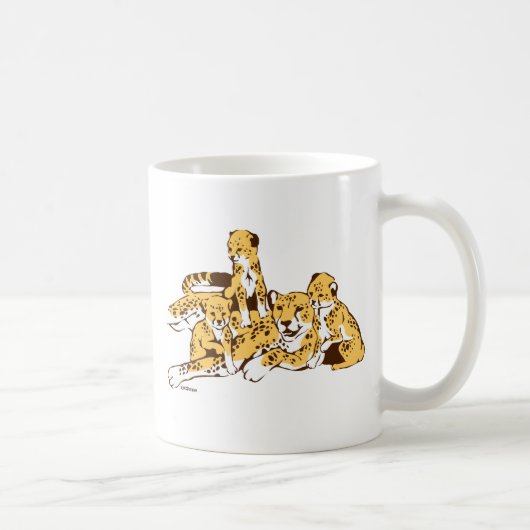 Cheetah Family Koffiemok (Rechts)