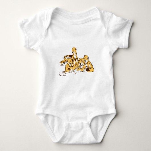 Cheetah Family Romper (Voorkant)