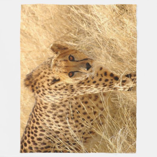 Cheetah Fleece Blanket (Voorkant)
