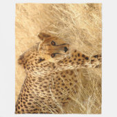Cheetah Fleece Blanket Deken (Voorkant)