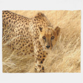 Cheetah Fleece Blanket Deken (Voorkant (Horizontaal))