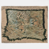 Cheetah Fleece Deken (Voorkant (Horizontaal))