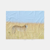 Cheetah Fleece Deken (Voorkant (Horizontaal))