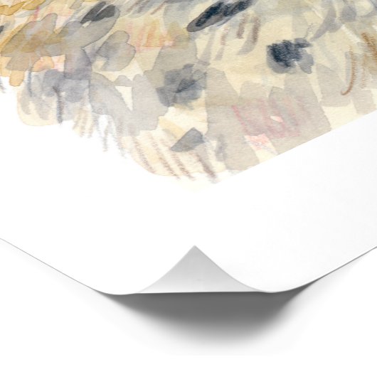 Cheetah Foto Afdruk (Hoek)