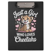 Cheetah Funny Quote  Klembord (Voorkant)