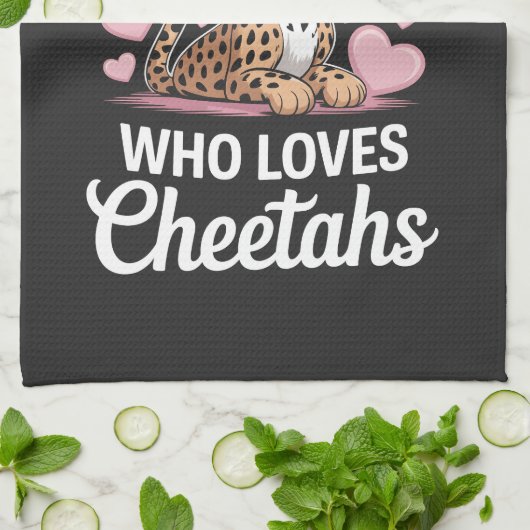 Cheetah Funny Quote Theedoek (Gevouwen)