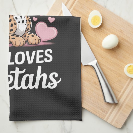 Cheetah Funny Quote Theedoek (Quarter Fold)