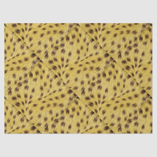 Cheetah Fur Patroonpapier Tissuepapier (Voorkant)