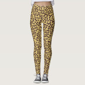 Cheetah Fur Pattern All-Over-Print Leggings (Voorkant)