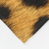 Cheetah Fur Pattern Fleece Blanket Deken (Hoek)