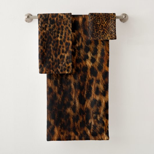 Cheetah Fur Texture Bad Handdoek (Insitu)