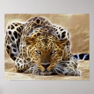 cheetah GgloElektriciteit Poster