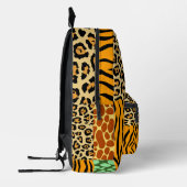 Cheetah, Giraffe, Tijger en Snake Bedrukte Rugzak (Links)