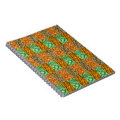 Cheetah, Giraffe, Tijger en Snake Notitieboek (Rechterzijde)