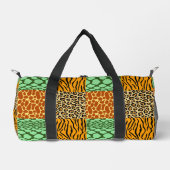 Cheetah, Giraffe, Tijger en Snake Plunjezak (Voorkant)