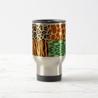 Cheetah, Giraffe, Tijger en Snake