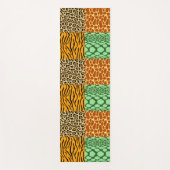 Cheetah, Giraffe, Tijger en Snake Yogamat (Voorkant)