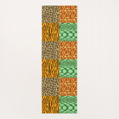 Cheetah, Giraffe, Tijger en Snake Yogamat (Achterkant)