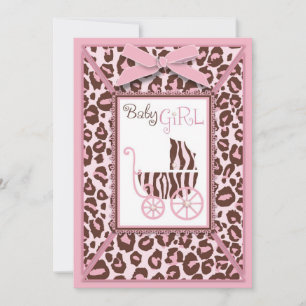 Cheetah Girl Card Roze A2
