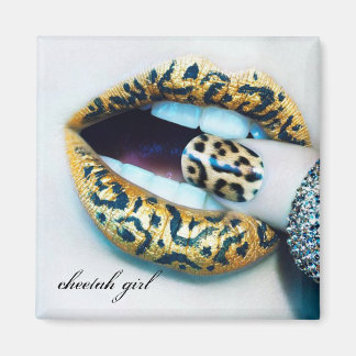 Cheetah Girl Magneet