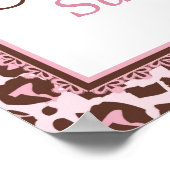 Cheetah Girl Party Banner B Poster (Hoek)