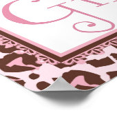 Cheetah Girl Party Banner Poster (Hoek)