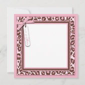 Cheetah Girl TY Square Pink B Bedankkaart (Achterkant)