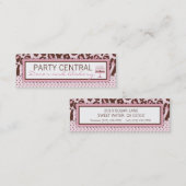 Cheetah Girl Visitekaartje (Voorkant / Achterkant)