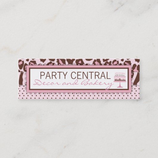 Cheetah Girl Visitekaartje (Voorkant)