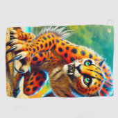 Cheetah Golfhanddoek (Horizontaal)
