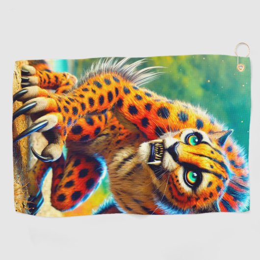 Cheetah Golfhanddoek (Horizontaal)