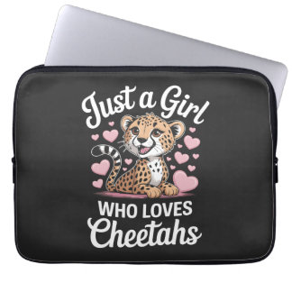 Cheetah Grappige Quote Laptop Sleeve