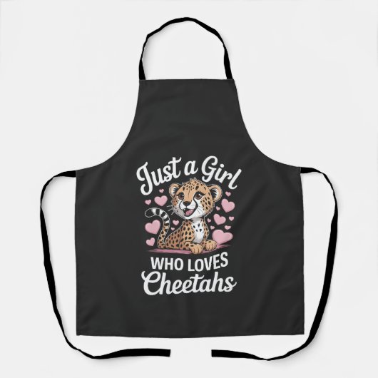Cheetah Grappige Quote  Schort (Voorkant)