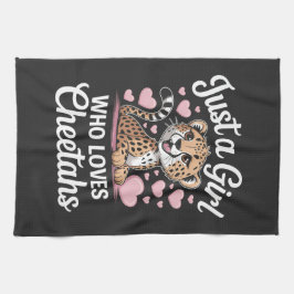 Cheetah Grappige Quote Theedoek